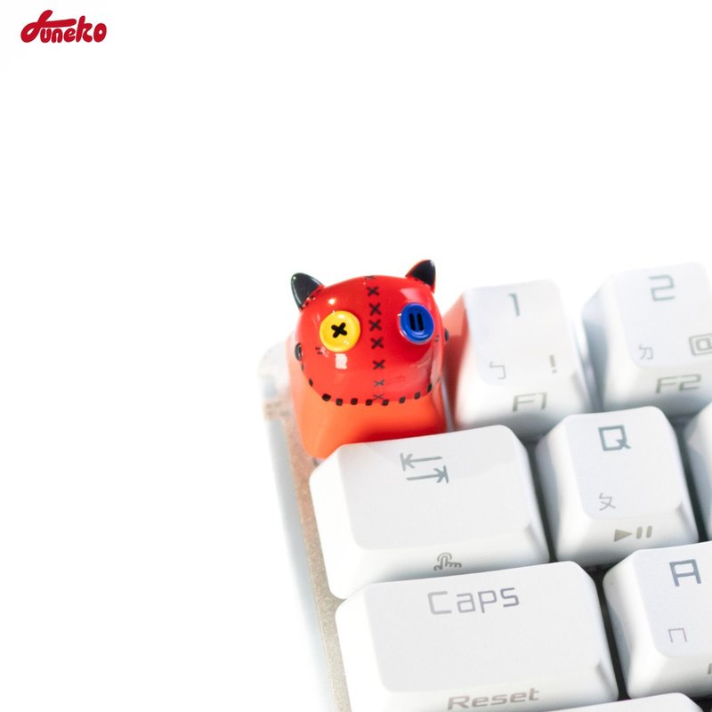 原创胖猫键帽-僵尸Frank (适用于机械键盘MX系列十字轴) - 电脑配件 - 树脂 黑色