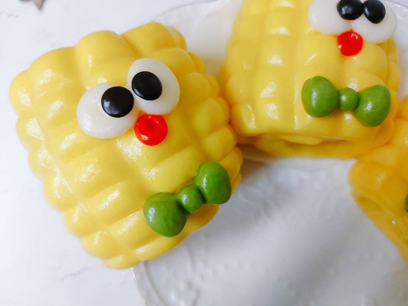 玉米造型 奶酪肠卷 德式肉肠 造型馒头 早餐 点心 馒头手作馒头6 - 面包/吐司 - 新鲜食材 