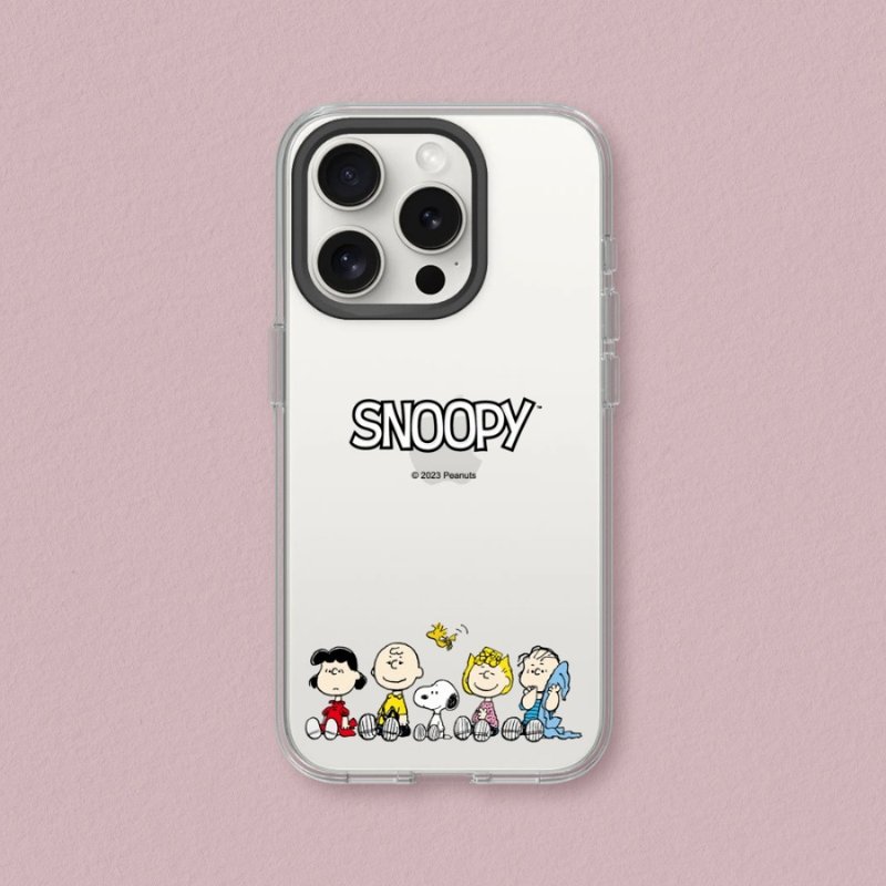 Clear防摔手机壳∣Snoopy史努比/经典-Snoopy齐聚时光 for iPhone - 手机配件 - 塑料 透明