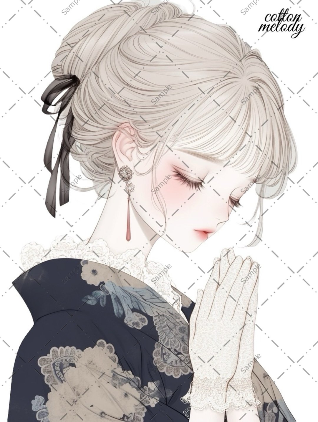 原创贴纸 No.1486 人物贴纸 原创贴纸 人物贴纸 女孩贴纸 原创人物贴纸 - 贴纸 - 纸 