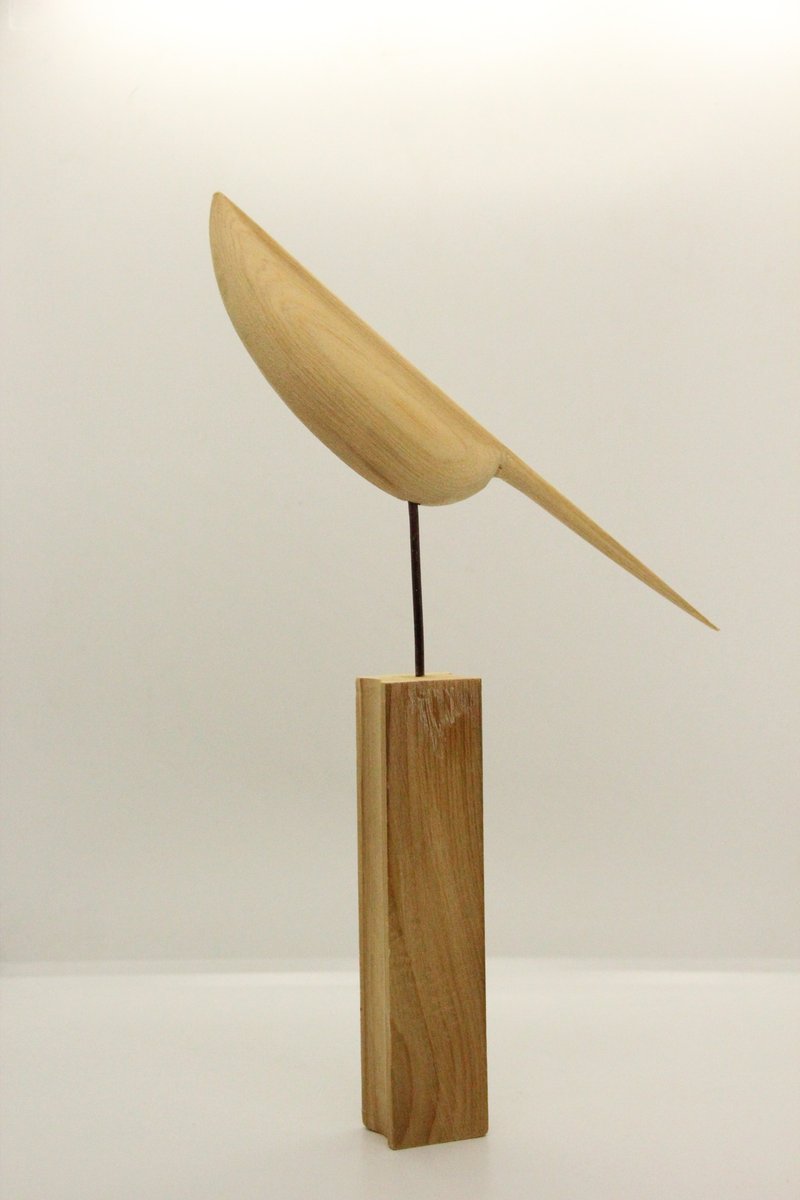 日本风 鱼摆饰 桧木手工 印象派 - 摆饰 - 木头 