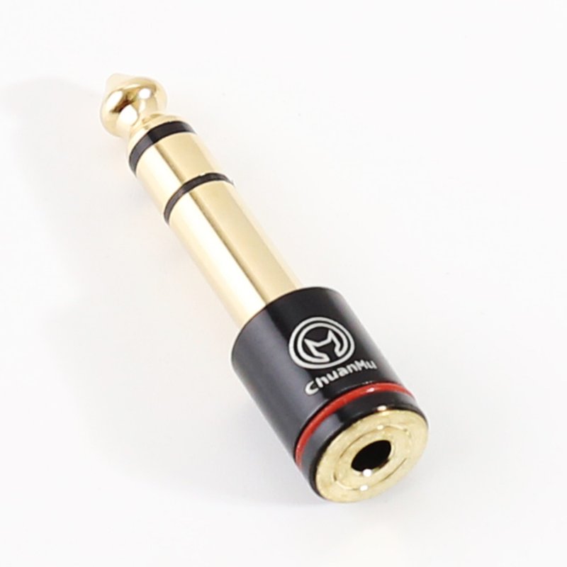 镀金6.35转3.5mm【川木】全新现货【P228】耳机转接头功放电子琴 - 数码小物 - 其他金属 