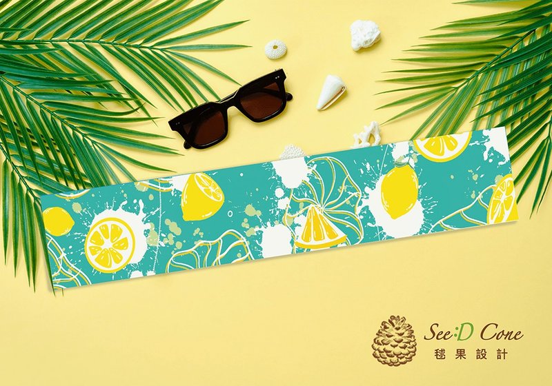 绝对激凉凉感巾-酸甜之味 Cooling towel - 毛巾浴巾 - 其他材质 白色