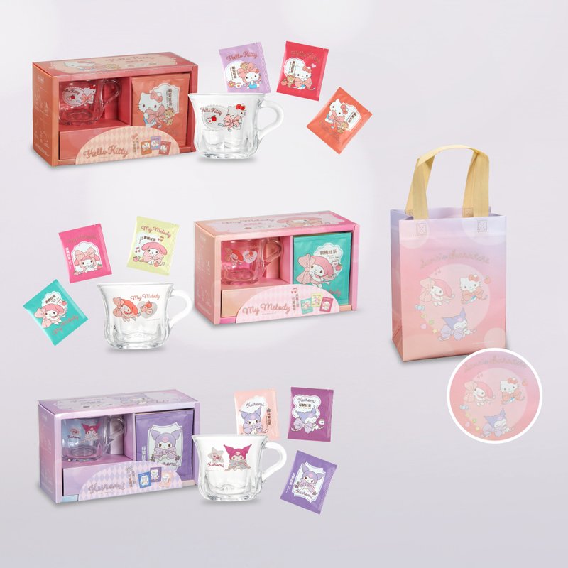 SanrioX 沐月经典红茶系列礼盒 - 茶 - 玻璃 多色