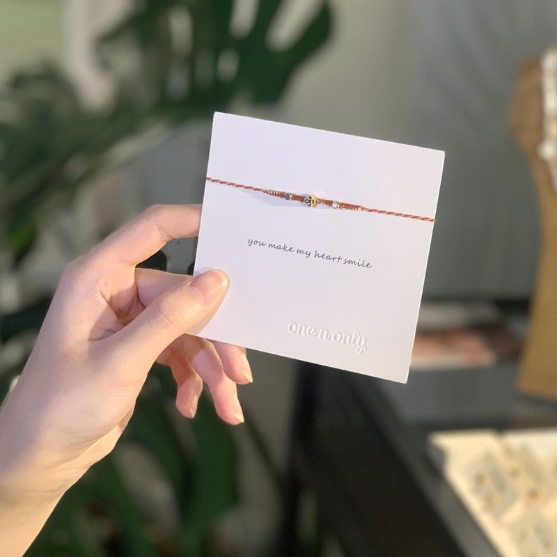 微光之绳-暖心之绳 生日、祝福、情人节、毕业、闰密、 - 手链/手环 - 其他人造纤维 橘色