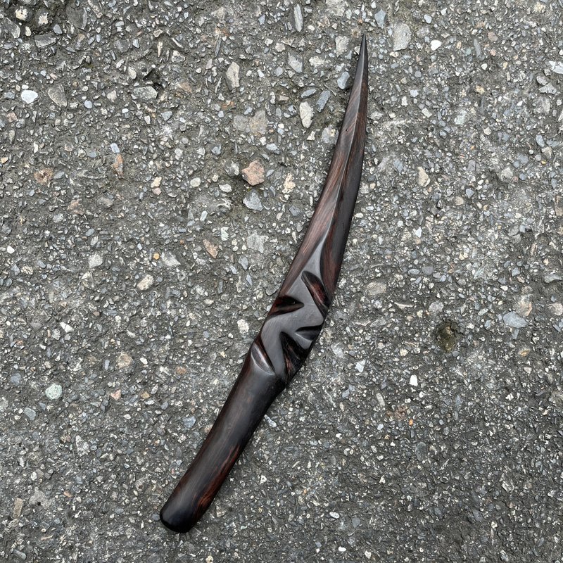 我贩剑　妖刀　佛手剭　艺术木刀　手工木剑　匕首　魔剑纸镇 - 摆饰 - 木头 黑色