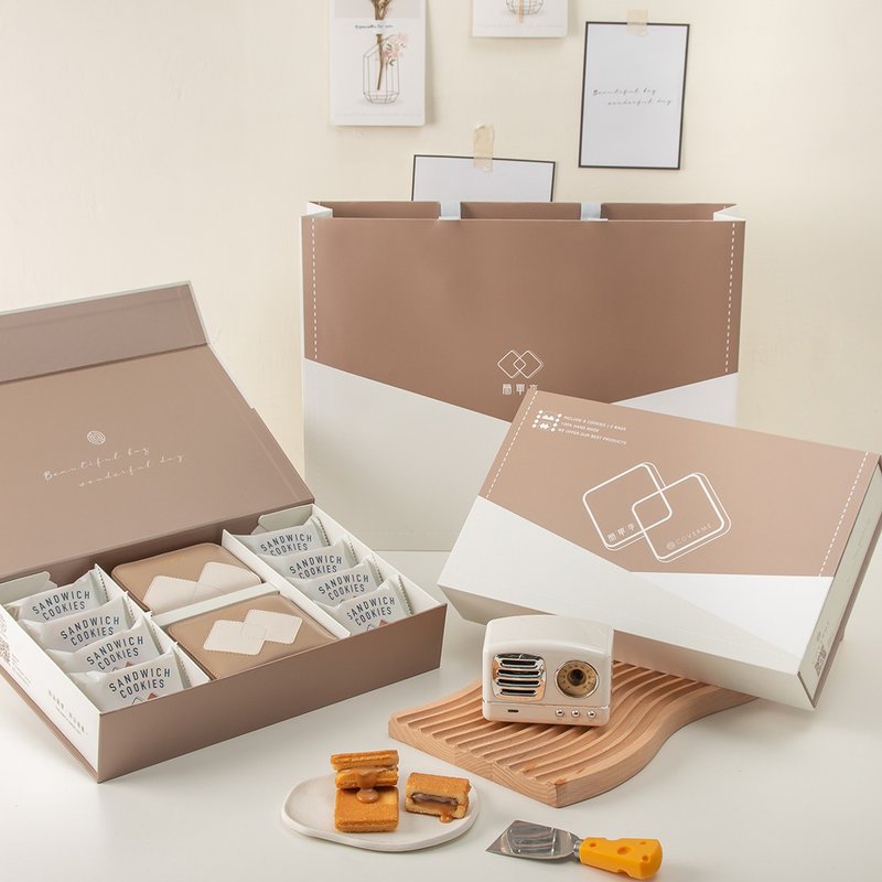 简单李 跨界食尚 联名礼盒 | 综合奶油夹心饼 - 零食/点心 - 其他材质 多色