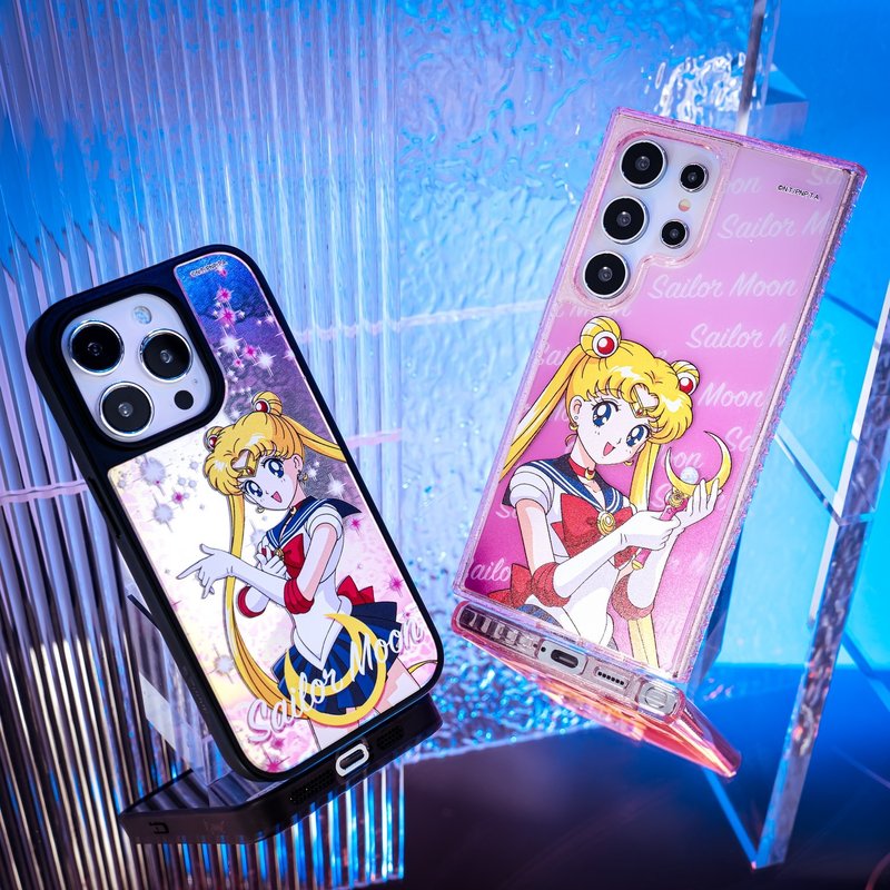 美少女战士 月野兔 iPhone 16 Galaxy S25 气垫防摔/镜面手机壳 - 手机壳/手机套 - 塑料 多色