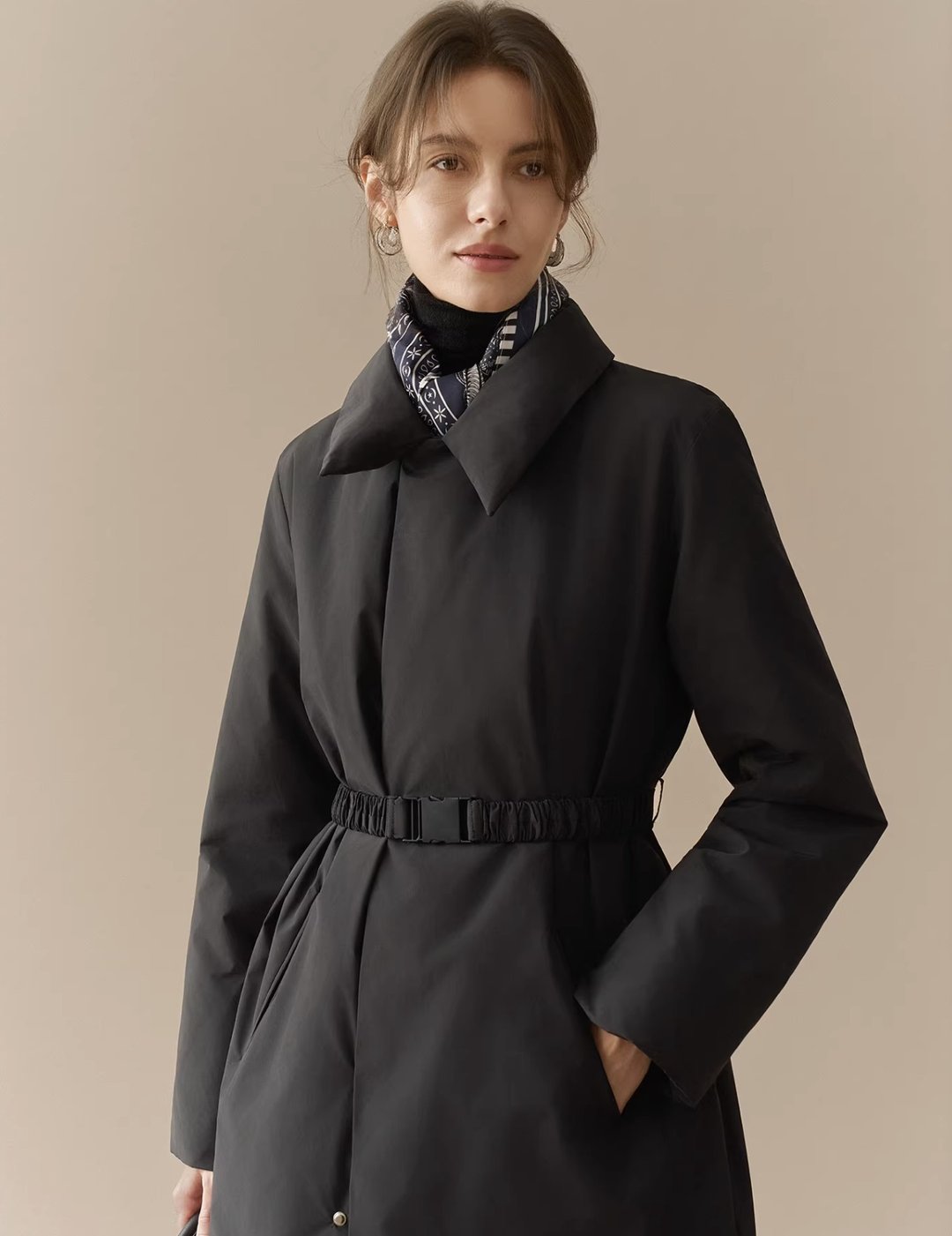 翩雅系列 / 收腰显瘦羽绒服外套 / 90白鸭绒 - 女装休闲/机能外套 - 其他材质 多色