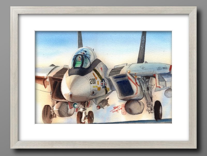 Tomcat 水彩画 - 海报/装饰画/版画 - 纸 