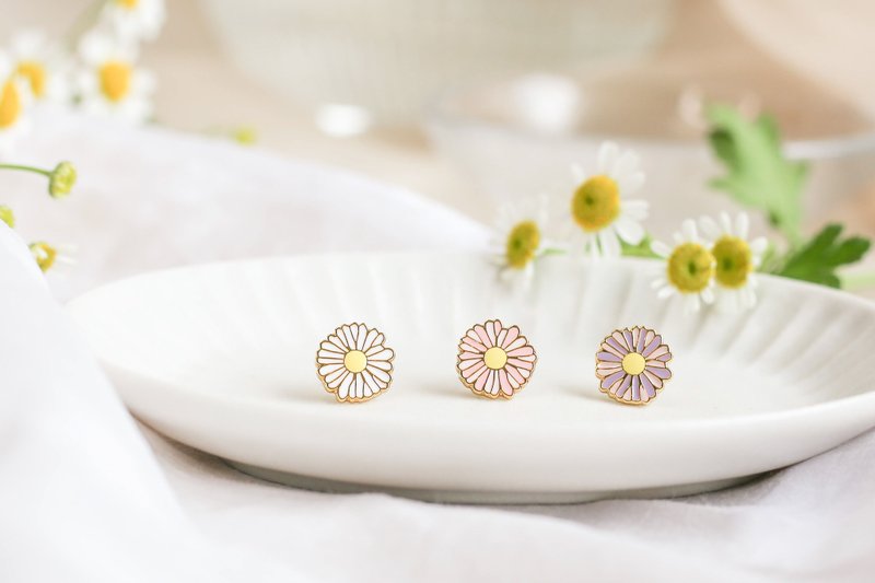 小雏菊 Daisy 花草 手链 项链 手工饰品 生日礼物 纸盒包装 - 手链/手环 - 珐琅 多色