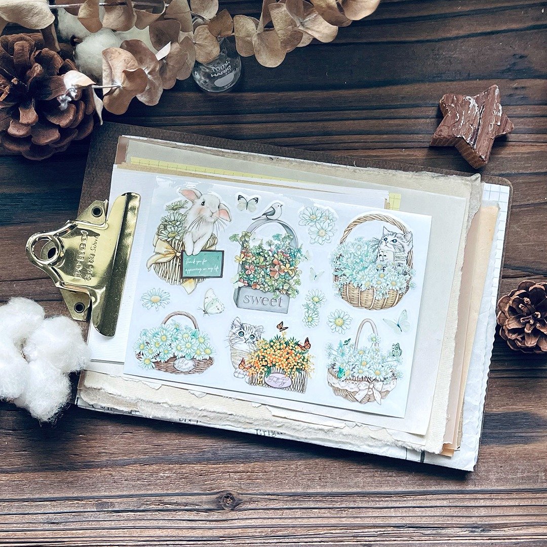 sweet garden 转印贴纸 - 贴纸 - 纸 
