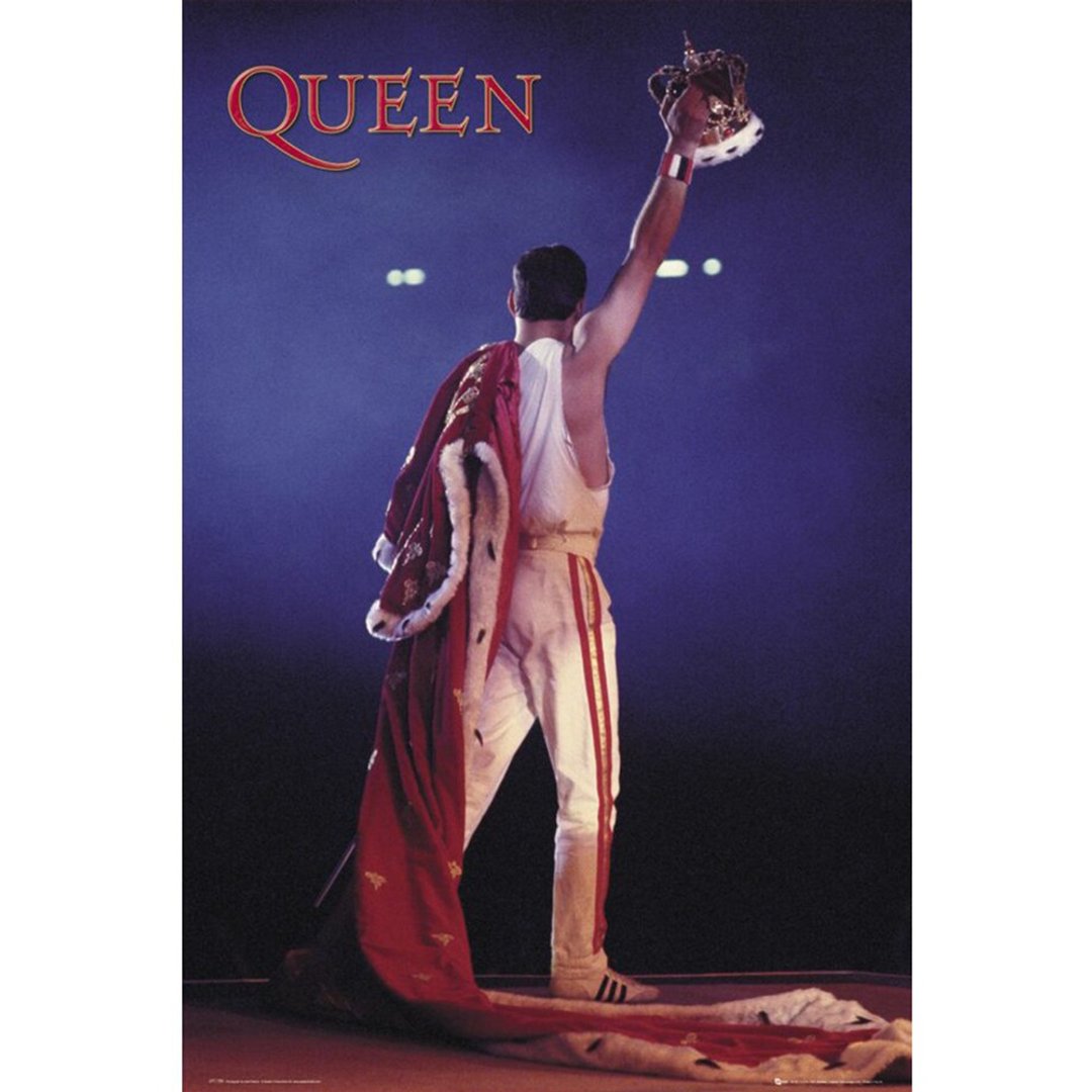 【皇后乐团】1985年温布利球场演唱会 佛莱迪背影海报/QUEEN - 海报/装饰画/版画 - 纸 多色