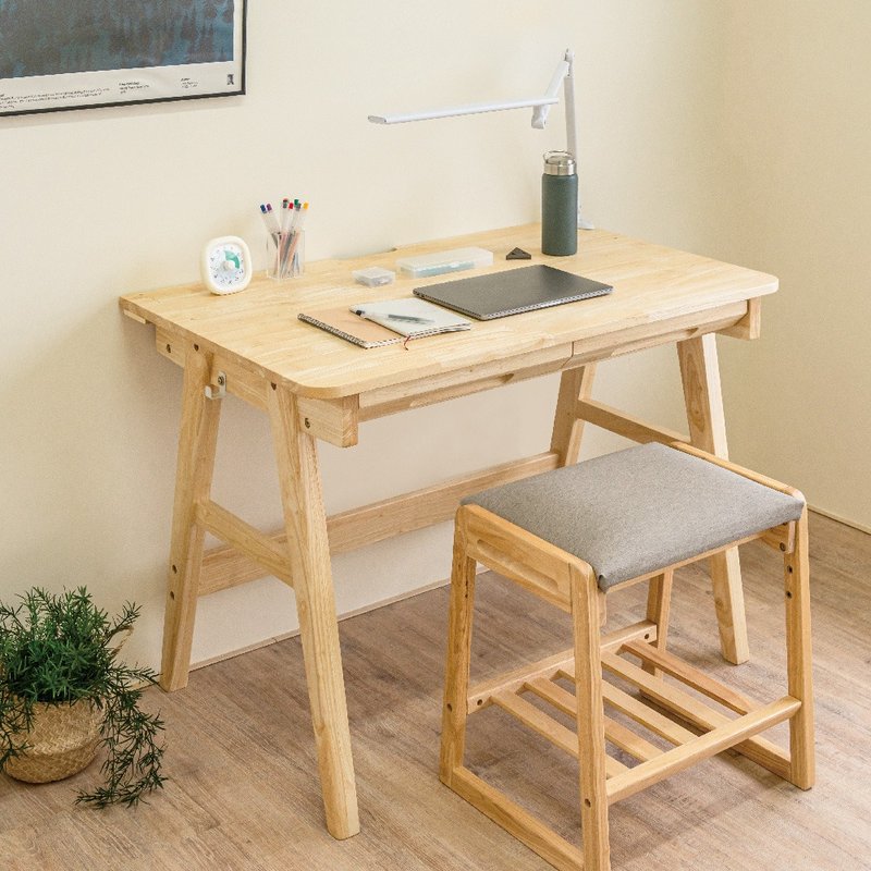 【台湾 ilovekids】ADATTO 学童工作站-书桌 - 餐桌/书桌 - 木头 卡其色
