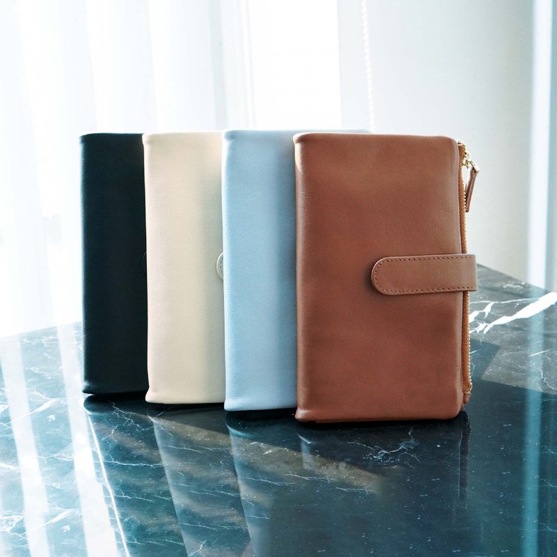 FOLIO : Frida Slim Long Wallet 长夹 柔软皮革 大容量卡夹 - 18264 - 皮夹/钱包 - 真皮 