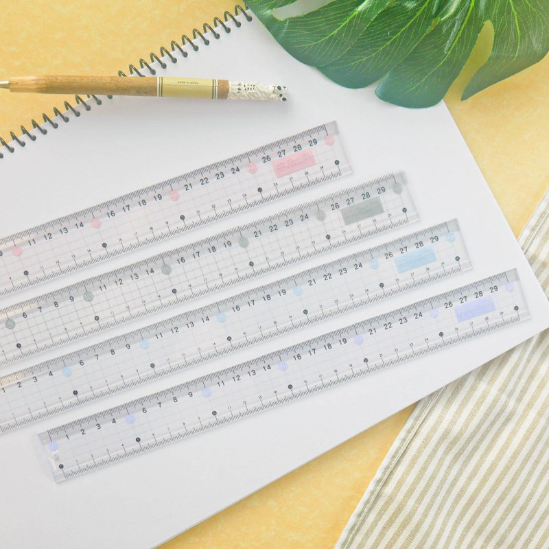 字器 - 方格尺(30cm)。JR-70 - 其他 - 塑料 