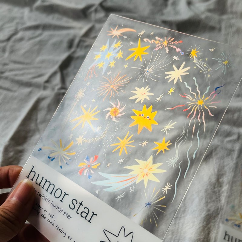 幽默之星透卡 到处都可以看星星 - 卡片/明信片 - 塑料 