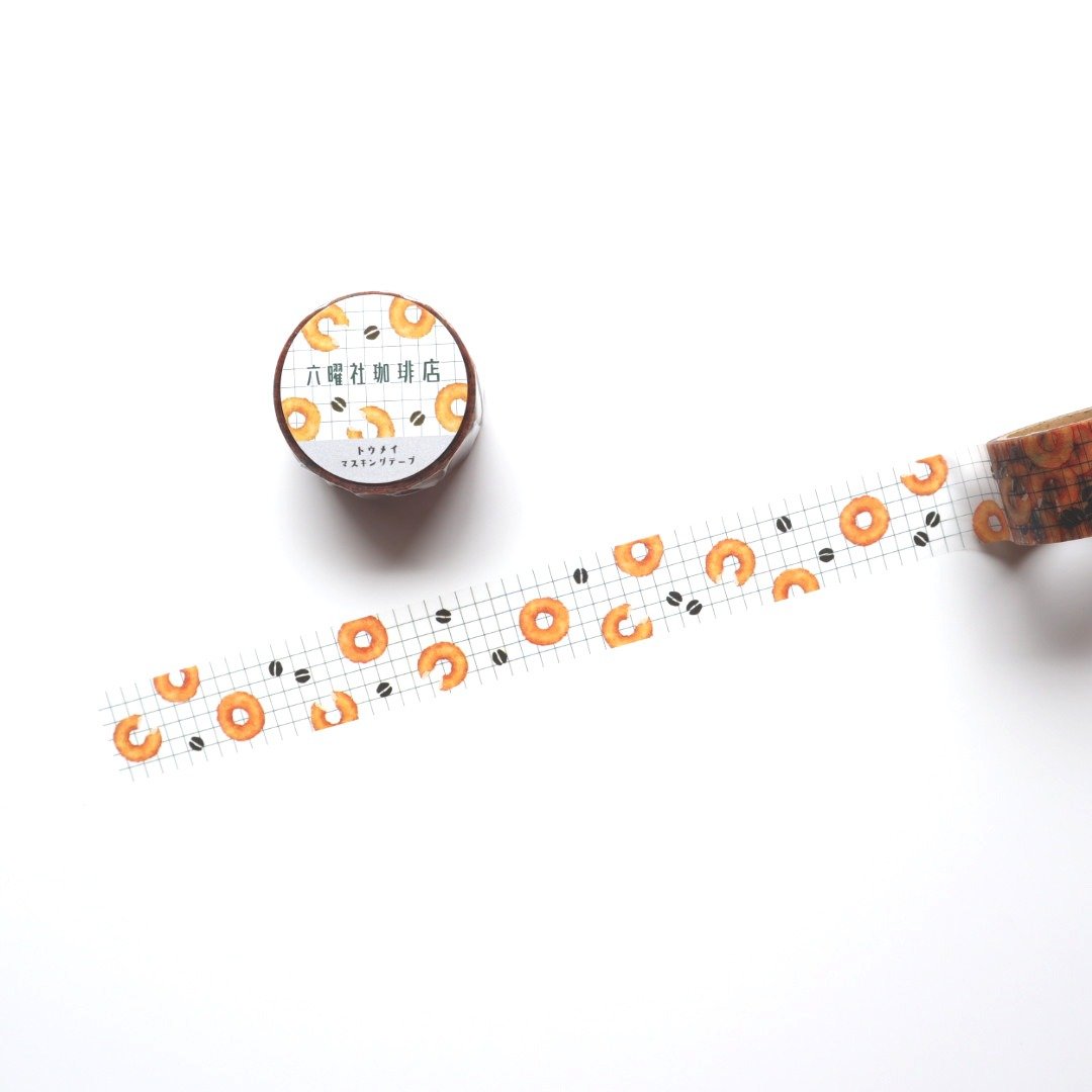 forme. (FORM) 梦绘京都吃茶巡礼 透明和纸胶带 六曜社咖啡店1 - 纸胶带 - 其他材质 