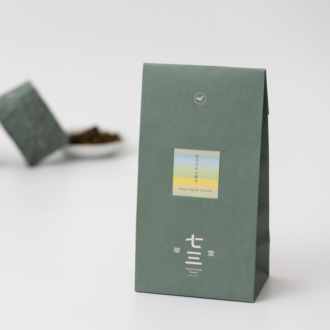 七三茶堂 精品原叶丨阿里山高山绿茶 150g–生活袋 - 茶 - 纸 绿色