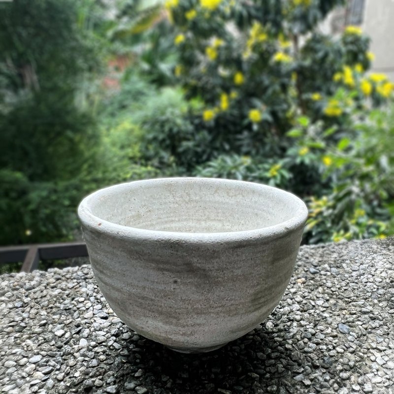 【雾淞】拉坯手作杯 - 茶具/茶杯 - 陶 灰色