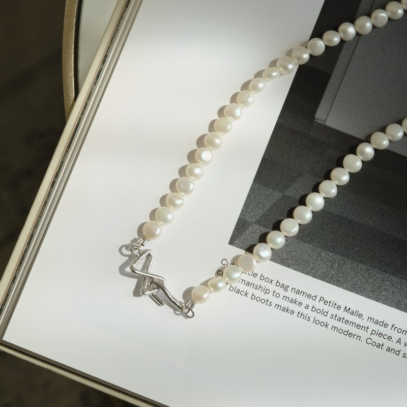 环形心形耳环 - 项链 - 其他金属 金色