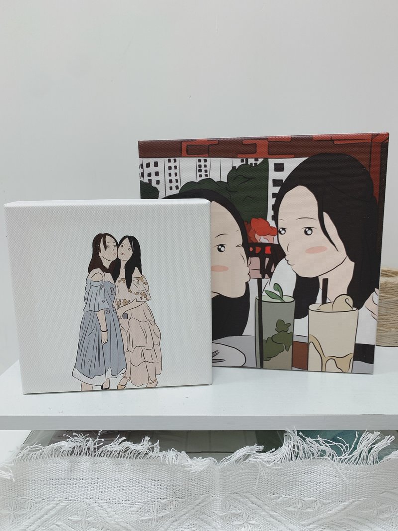 【定制化礼物】无框画 - 同样适合他/她的礼物 - 画框/相框 - 其他材质 多色
