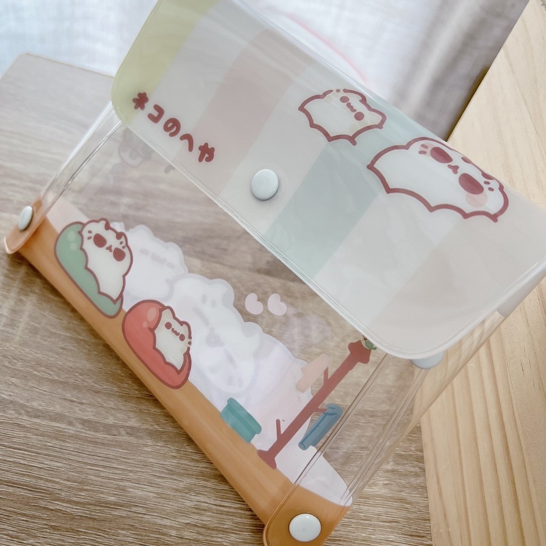 坏喵与毛喵 - 娃包/痛包/PVC万用收纳袋 - 化妆包/杂物包 - 塑料 