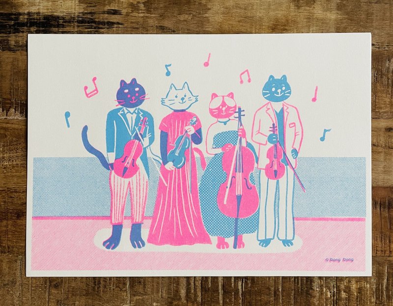 戏剧小海报/A4孔版印刷海报/共5款 - 海报/装饰画/版画 - 纸 多色