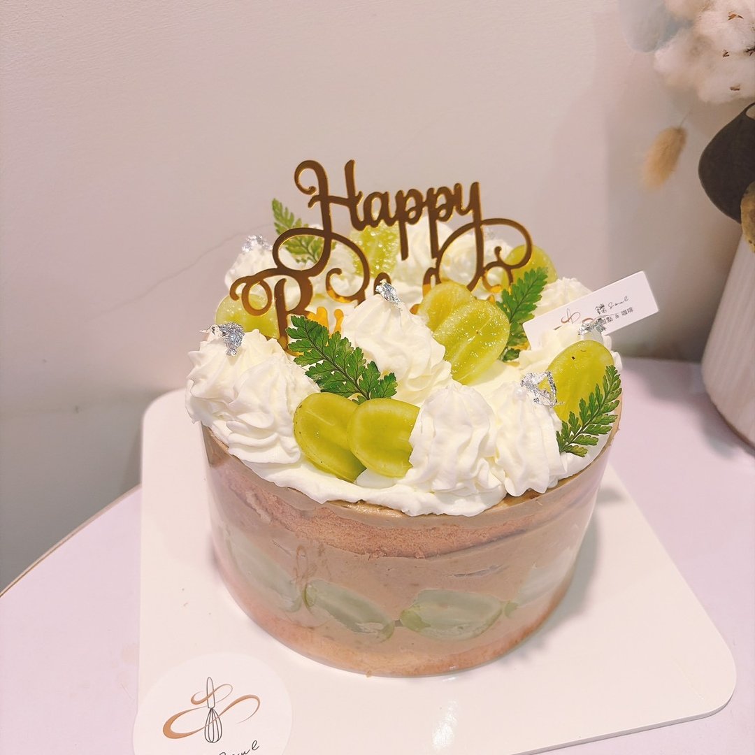 白葡萄伯爵慕斯琳蛋糕 公版 铄甜点 生日蛋糕 蛋糕 甜点 生日 - 蛋糕/甜点 - 其他材质 