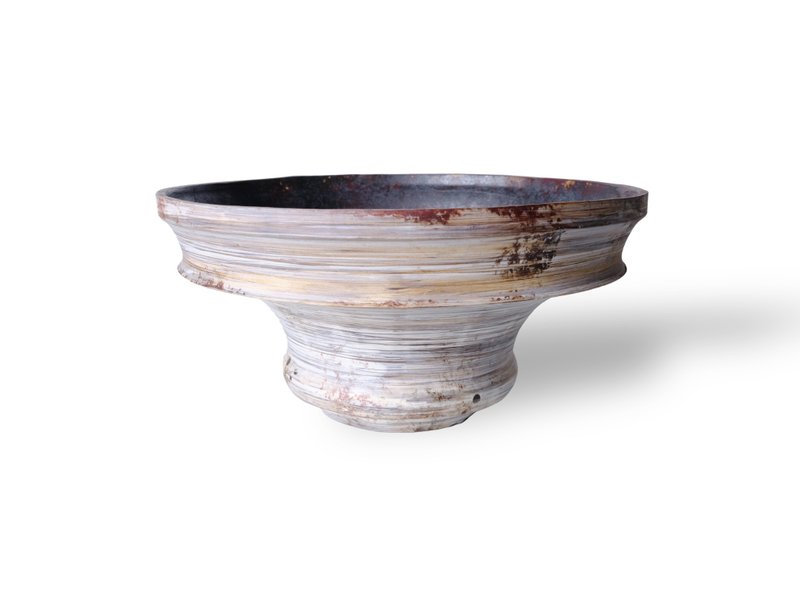 Galea_XXL_木星黑白色_pot_planter - 花瓶/陶器 - 陶 