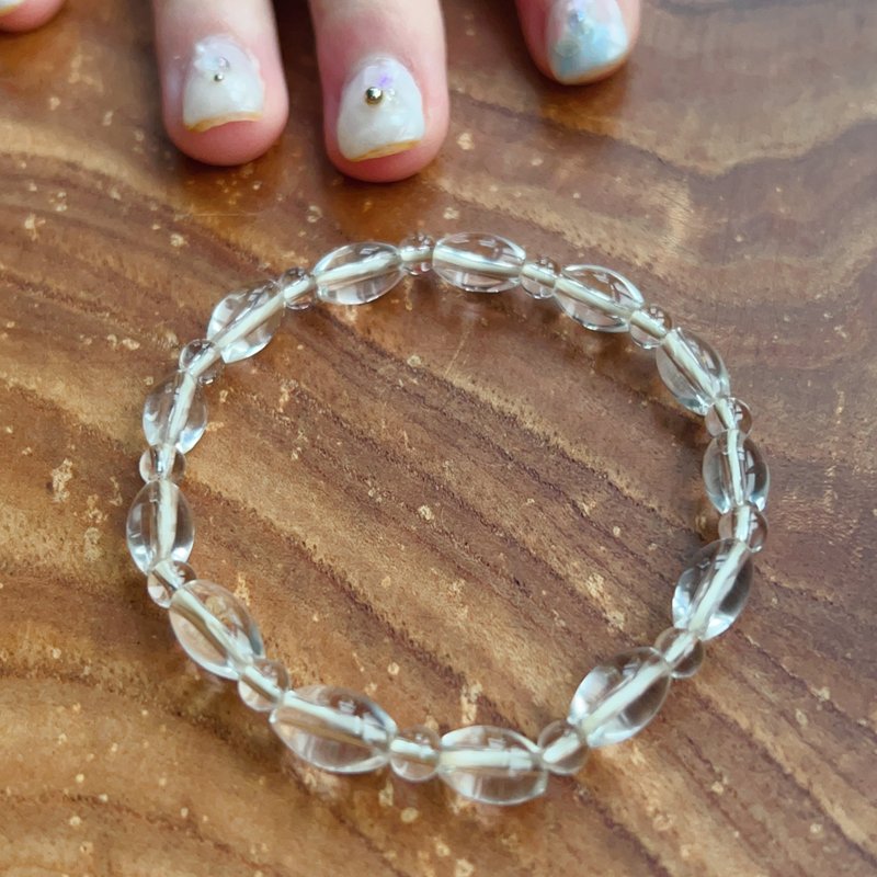 【浪漫相遇】巴西产5A顶级全美天然白水晶手链 | 送礼 - 手链/手环 - 水晶 透明