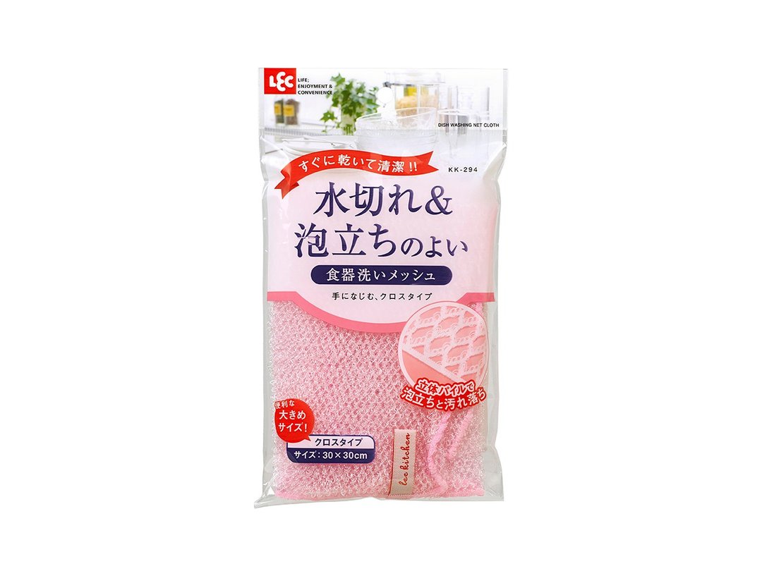 【日本LEC】餐具清洁网布 - 碗盘清洁 - 其他材质 