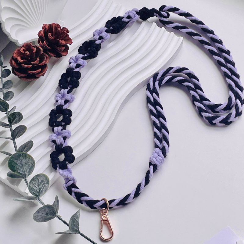 圣诞礼物 交换礼物 手工编织 手机绳 手机挂绳 可调长度 - 其他 - 棉．麻 多色