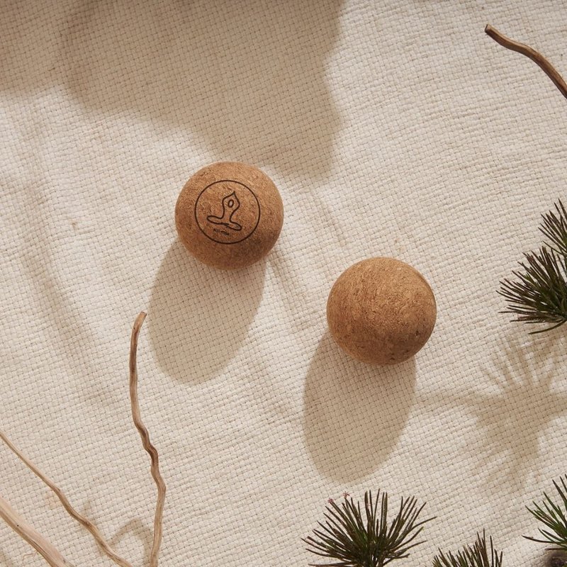 Eco Yoga 软木筋膜球 按摩球 - 运动/健身用品 - 软木/水松木 