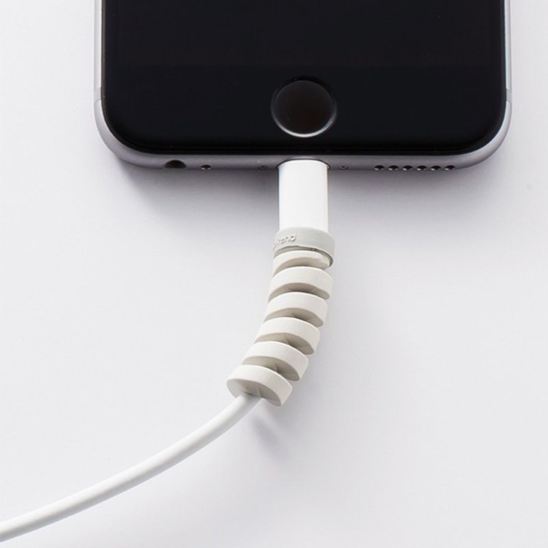 【LT】螺旋线套 / 4个1入 - 手机壳/手机套 - 硅胶 