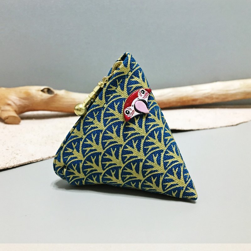 在森林里的鹦鹉 ∣ 红金刚 Macaw · 山角零物包 - 皮夹/钱包 - 其他材质 蓝色
