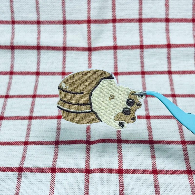 早餐猫猫  奶油饼 - 编织/刺绣/羊毛毡/裁缝 - 绣线 卡其色