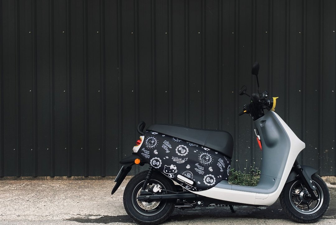 BLR Gogoro VIVA MIX 系列 车身造型保护套 KITTY 防刮车套 K2 - 其他 - 聚酯纤维 黑色