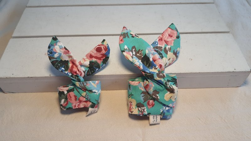 古典玫瑰(绿)  母女款 铝线发带【GH201205】 - 发饰 - 棉．麻 多色