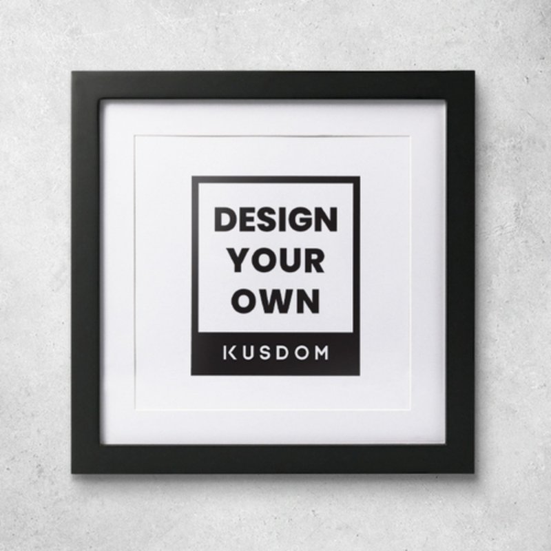 【定制化礼物】实木相框 挂画|墙饰/台式/办公室|情人节/父亲节 - 画框/相框 - 木头 黑色