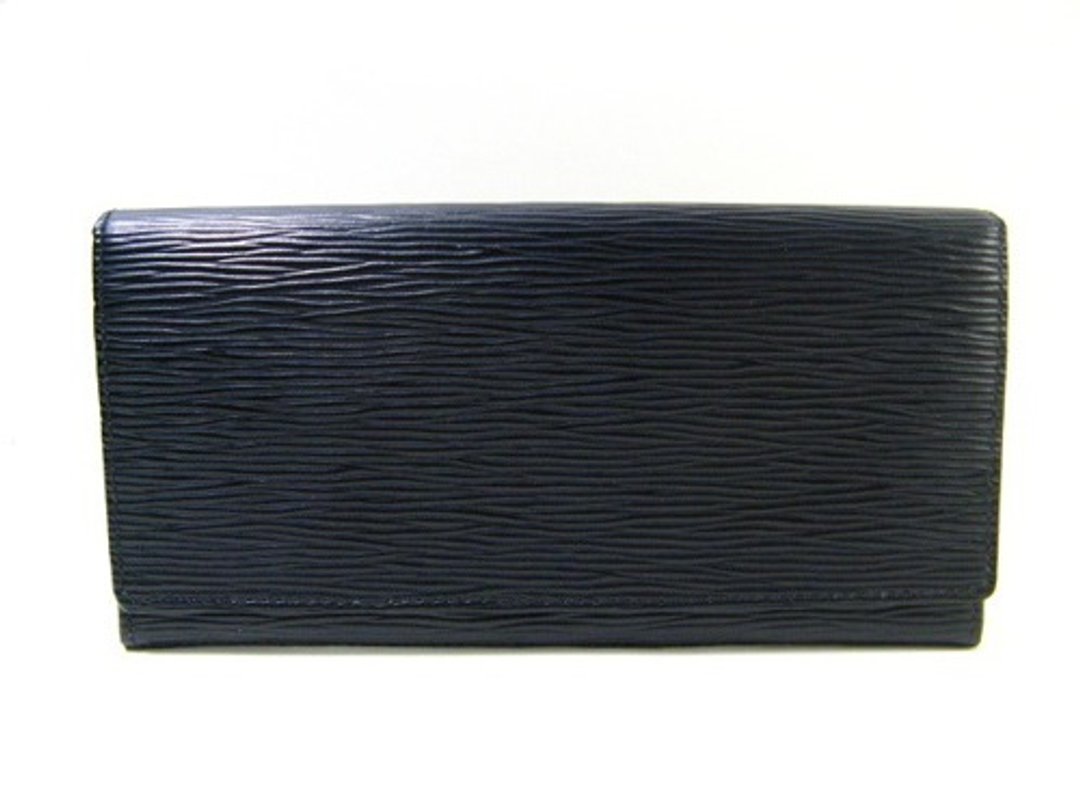 Wave long wallet - 皮夹/钱包 - 真皮 黑色