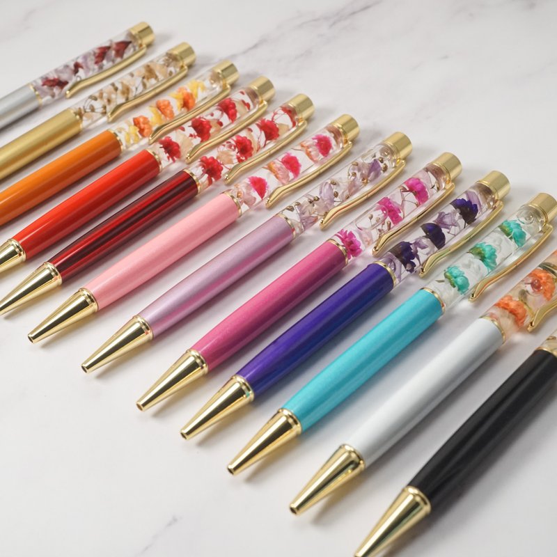 【情人节礼盒】浮游花笔/定制化情人节礼盒/纯手工台湾制 - 其他书写用品 - 植物．花 多色