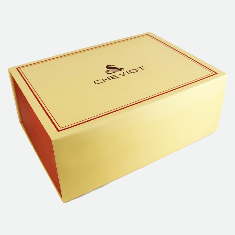 【CHEVIOT 雪菲欧】品牌包装礼盒(不含内容物) - 纸盒/包装盒 - 纸 金色