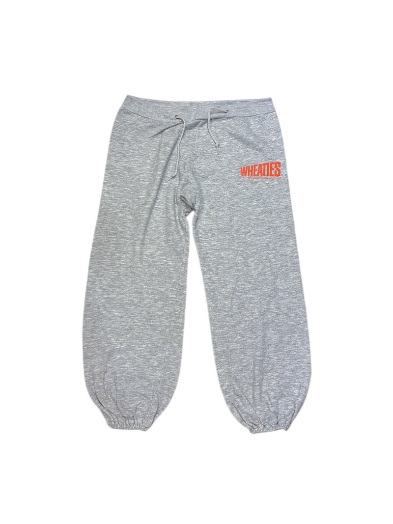 70-80s 美国 百年老牌 早餐谷片品牌 运动棉裤 - 中性裤装 - 棉．麻 灰色