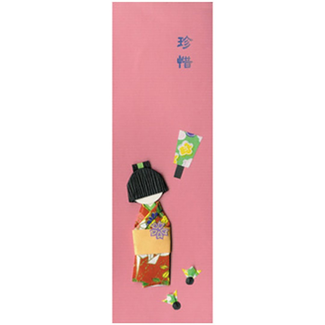 和纸人形 书签 DIY材料包A-4 001羽子板(2组入) - 其他 - 纸 