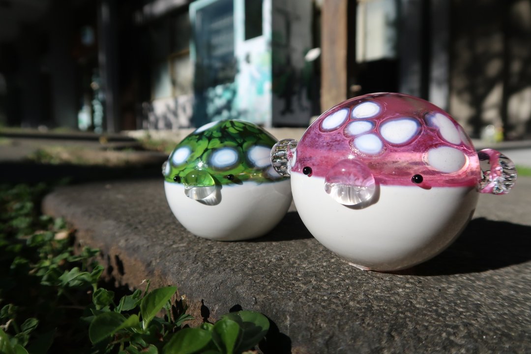 圆滚滚河豚(FUGU) | 玻璃炽造 工坊手作 - 摆饰 - 玻璃 多色
