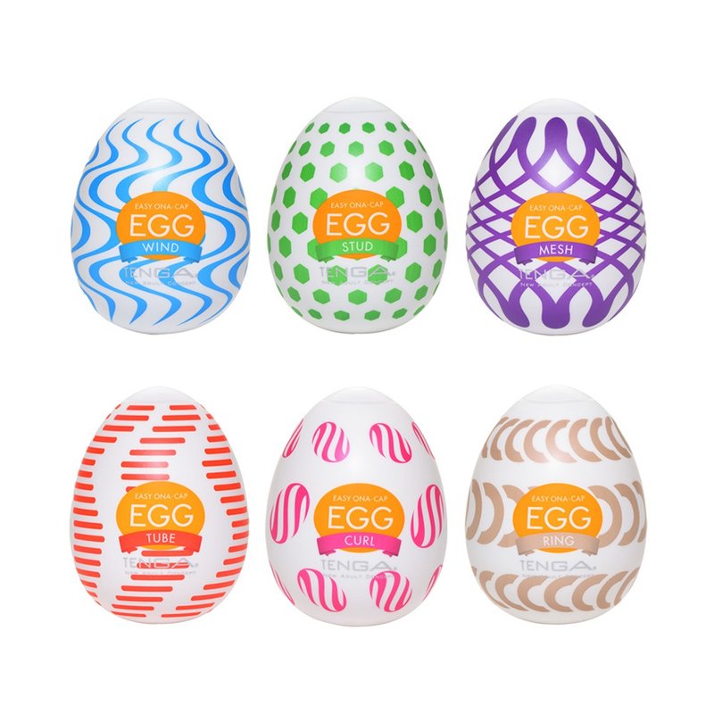 TENGA EGG 自慰蛋 WONDER欢乐系列 飞机杯 情趣用品 情人节礼物 - 情趣用品 - 硅胶 