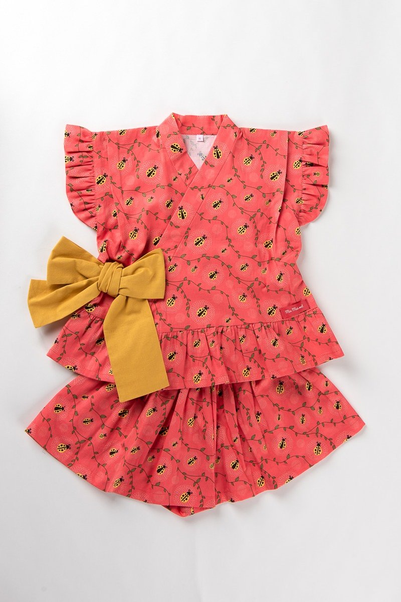 褶边锦杯【粉红×瓢虫】 - 其他 - 棉．麻 粉红色