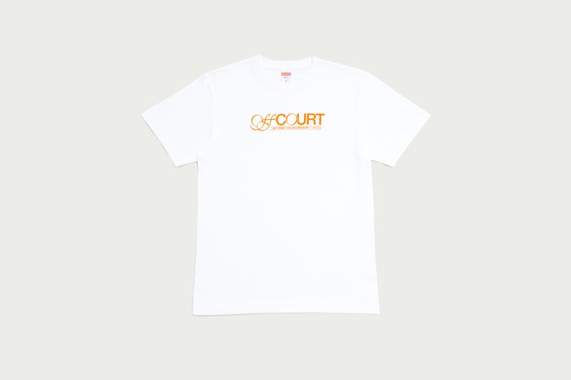 OffCOURT Tee - 中性连帽卫衣/T 恤 - 棉．麻 白色