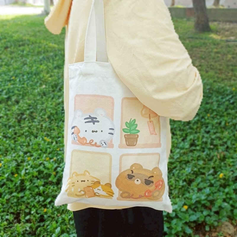 搞威吉帆布袋 - 手提侧背都可以 - 手提包/手提袋 - 其他材质 橘色